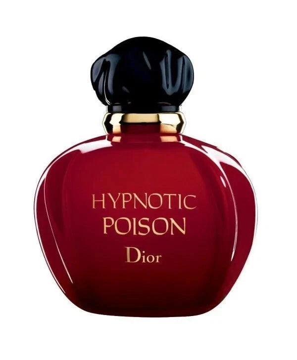 Dior Hypnotic Poison perfume bottle and packaging on a white background