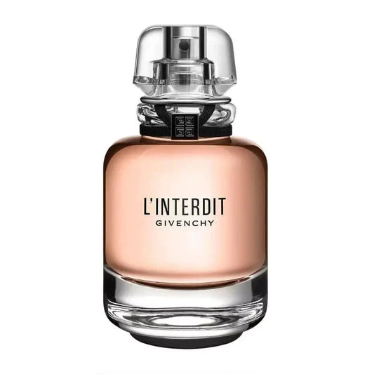 Givenchy L'Interdit perfume bottle on a white background